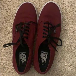 Maroon Vans